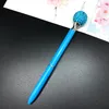 Mode Ontwerp Kleine Crystal Diamond Ballpoint Pennen Gem Metal Ball Pen Student Gift School Office Levert Signature Business Pen