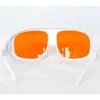نظارات حماية السلامة ، حملق واقي ليزر ، 190-380nm600-760nm OD4 + امتصاص مستمر لتعديل المسار البصري ، إزالة الوشم