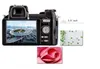 Protax Polo D7300 Digitalkameror 33mp Professional SLR-kameror 24x optisk zoomtelefon 8x bred vinkellins