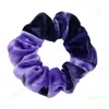 Corea Velvet Hair Scrunchie Elástico cinta personalizada Bandas para el cabello Color degradado Mujeres Niñas Headwear Ponytail Holder Accesorios para el cabello Scrunchy C121802