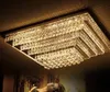 K9 LED Crystal Ceiling Light With Remote Control For Living Room Modern Lampada de teto For Hotel AC110V~240V MYY