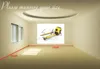 Ocean World Shark 3D Floor Painting wasserdichte Tapete für Badezimmerwand