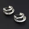 Fashion Korean gold silver Circles Hoop Earrings for women Bijoux Jewelry Women Jewelry Gif