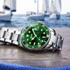 Dom Casual Business Zegarki Mężczyźni Green Top Brand Luxury Solid Steel Wrist Watch Man Clock Moda Wodoodporny Wristwatch M-1263 CX200805