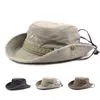 Homem, chapéu, homem, ir, pesca, chapéu, primavera, verão, ao ar livre, chapéu, algodão, net, boné, alpinismo, chapéus