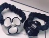 5X4 5 CM Mode schwarz und weiß acryl blume kopf seil gummibänder haar ring haarnadel für damen lieblings kopfschmuck Schmuck Acce204S