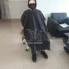 Gorący Sprzedający Włosy Cięcie Fryzjerstwo Obruszarki Fryzjer Fryzjer Duży Salon Dorosłych Wodoodporna Cape Suknia Wrap Czarny Fryzjer Cape Suknia Wrap