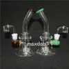 narghilè 7.4 "bicchiere di vetro bong pipa ad acqua piattaforme petrolifere tubi gorgogliatore bong dabber strumento per cera