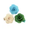 Mélanger les couleurs petite pince à fleurs mignonne pince à cheveux pour enfants avec ruban Wrap pinces à fleurs nœud papillon épingles à cheveux filles accessoires de cheveux