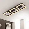 현대 LED 샹들리에 천장 라이터 거실 침대 룸 램프 램프 램프 척추 조명기구 AC220V 커피 색상 완료