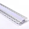 Infälld aluminium LED-stångljusprofil för inre hörn infälld vägg LED-strip aluminiumprofil och 61 mm bred T-form LED ALU-extrudering för vägg