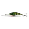 Hengjia Nowy jasny kolor laserowy Minnows Fishing Hook 105cm 78G 3D Eyes Plastikowe przynęty1362005