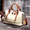 Natural cowhide women handbag genuine leather bags ladies big shoulder handbags fashion women messenger bags casual tote sac288j