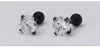 Boucles d'oreilles Tragus lage Zircon oreille Stud rond cristal acier inoxydable 316L AB or clou os clair CZ 4mm or rose noir mode4190014