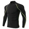 New Casual Long Sleeve Sport Shirt Men Quick Dry Running T-shirts Gym Clothing Fitness Top Crossfit T Shirt Mens Rashgard