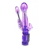 Bunny Triple Pleasure Rabbit Vibrator G Spot Clitoris Stimulator Anal Plug Rotation Dildo Vibrator Sex Toys for Woman Y2006161148629