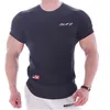 Yeni Tasarımcı Gömlek Erkekler Koşu T Gömlek Erkekler Spor Gömlek vücut geliştirme Spor Giyim Nefes Koşu Spor T-Shirt
