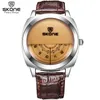 Unico Vogue Designer Skone Marca Orologi Uomo Luxury Fashion Casual Cinturino in pelle Orologio al quarzo Wrtistwatch Relogio Masculino Y19052103