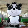 Modèle animal de mascotte de bande dessinée du ballon 6m de panda gonflable géant mignon pour la décoration de parc