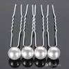 8mm Pearl Wedding Fashion Alloy Hair Clips Lady Hair Jewelry Hairpin Hair Clips