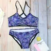 2020 neue Mädchen-Bikinis-Set, Bikini-Badebekleidung, Damen-Badeanzug, solider Druck, niedriger Taillen-Tanga, im Großhandel, Schwarz, Weiß, Dunkelblau