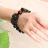 Menottes en diamant naturel mexicain fait à la main, Bracelet pour hommes et femmes, bijoux en cristal d'obsidienne, vente en gros