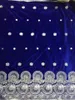 5yards/pc Top sale wine french velveteen fabric african soft velvet lace with silver sequins for clothes JV12-1