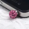 Bling diamante anti dust plug Universal 3.5mm telefone celular fone de ouvido para iphone 5 6 samsung htc ipad cor aleatória