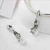 Fit Pandora Charm Bransoletka Europejski Silver Charms Mermaid Ariel Duchy Dangle Koraliki DIY Łańcuch Snake Dla Kobiet Bransoletka Naszyjnik Biżuteria