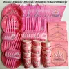 70pcs 20 Person С Днем Рождения Кубок Дети принцессы Baby Girl душ Party Decoration Set Banner Скатерть соломка Тарелки товары