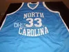 North Carolina Tar Heels College 33 Charlie Scott 34 George Lynch 42 Brad Daugherty Retro Basketball Jersey heren gestikte aangepaste jerseys