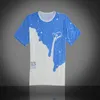 Nuove stelle T-shirt da guerra stampata T-shirt casual da uomo a maniche corte estiva da uomo