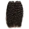 200g Afro Kinky Curly Double dessiné brésilien Vierge PU Ruban Hair Waft Extensions de cheveux humains Peau Waft 80pc Produits de cheveux brésiliens