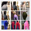 10 stks Ruched Yoga Pant Leggings Harajuku Push Up Leggins Sport Dames Fitness Hoge Taille Elastische Panty Sportswear Hot 9 stijlen Op voorraad