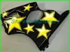 Fairing Kit för Kawasaki ZX6R 00 01 02 ZX-6R 2000-2002 636 ZX 6R 2000 2001 2002 Fairings Set ZX6R115