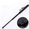 Wholesale Self Defense black Three Extendable Lightweight crowbar Rejection Stick Plastic Survival camping Protective gear free shipping