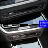 Auto Styling Center Console Volume Frame Decoratie Cover Trim Sticker voor BMW 3 Serie G20 G28 2020 Interieuraccessoires