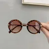 Okulary przeciwsłoneczne Dzieci Retro Okrągły Gogle Okrągłe Dziewczyny Okulary Dzieci Plaża Słońce Okulary Letnie Akcesoria Dla Dzieci Leopard Kwiat 6 Kolory DHW3432