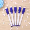 Whiteboard Marker Magnetic Whiteboard Pen Dry Erase White Board Markers Magnet Pennor inbyggda i Eraser Office School Supplies