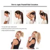 9A Grade Straight Ponytail Hair Extensions 100% Real Virgin Brazilian Remy Mänskliga hår Peruanska Malaysiska Indiska klipp i hårförlängning 120g