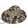 Boonie Hat Sport Camouflage Jungle Military Cap Adults Men Women Cowboy Wide Brim Hats For Fishing Packable Army Bucket Hat AAA1875