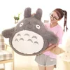 Giappone anime totoro peluche bambola gigante cartone animato cuscino giocattolo totoro per regalo di compleanno per bambini deco 100 cm 80 cm Dy505699912561