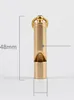 Vintage Solid Brass EDC Whistle Emergency Mini Keychain Practical Survival Kit Gadgets For Outdoor Camping Hiking Easy To Carry