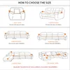 Meijuner أريكة غطاء للماء بلون عالية امتداد الغلاف شامل شاملة مرونة الأريكة غطاء أريكة أغطية لغرفة الطعام