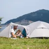 Naturehike Mongar 3 Sezon Kamp Çadırı 20D Naylon Faby 2 Kişilik Için Çift Katmanlı Su Geçirmez Çadır NH17T007-M