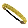 Kvinnors justerbara No Slip Bling Glitter Headband