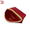 10pcsロット中国語スタイルの赤いシルクジュエリージッパーポーチスモールシーシェルジュエリーパッケージデザイナーギフトバッグコイン財布結婚式284d