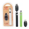 LAW Vape Pen Pre Heat Variable Volt Battery 1100mAh Электронная сигарета Ecig 510 Thread Ecigtech Factory Vapes Оптовая