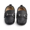 Bebê recém-nascido sapatos da criança Prewalker Sapatos Baby Boy PU Leather Shoes Primeira Walkers