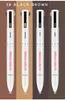 4in1 Lätt att bära ögonbrynsförstärkare Konturpenna Vattentät definierande Markera ögonbryn Eyebrow Pencil Makeup Cosmetic 3PCS6454431